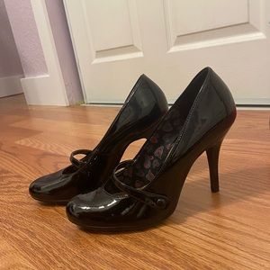 American Eagle Black Patent Mary Jane Pumps